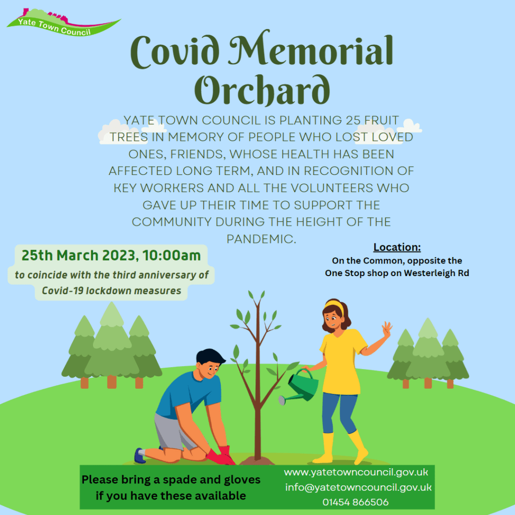 COVID Memorial Orchard Advertisement Poster