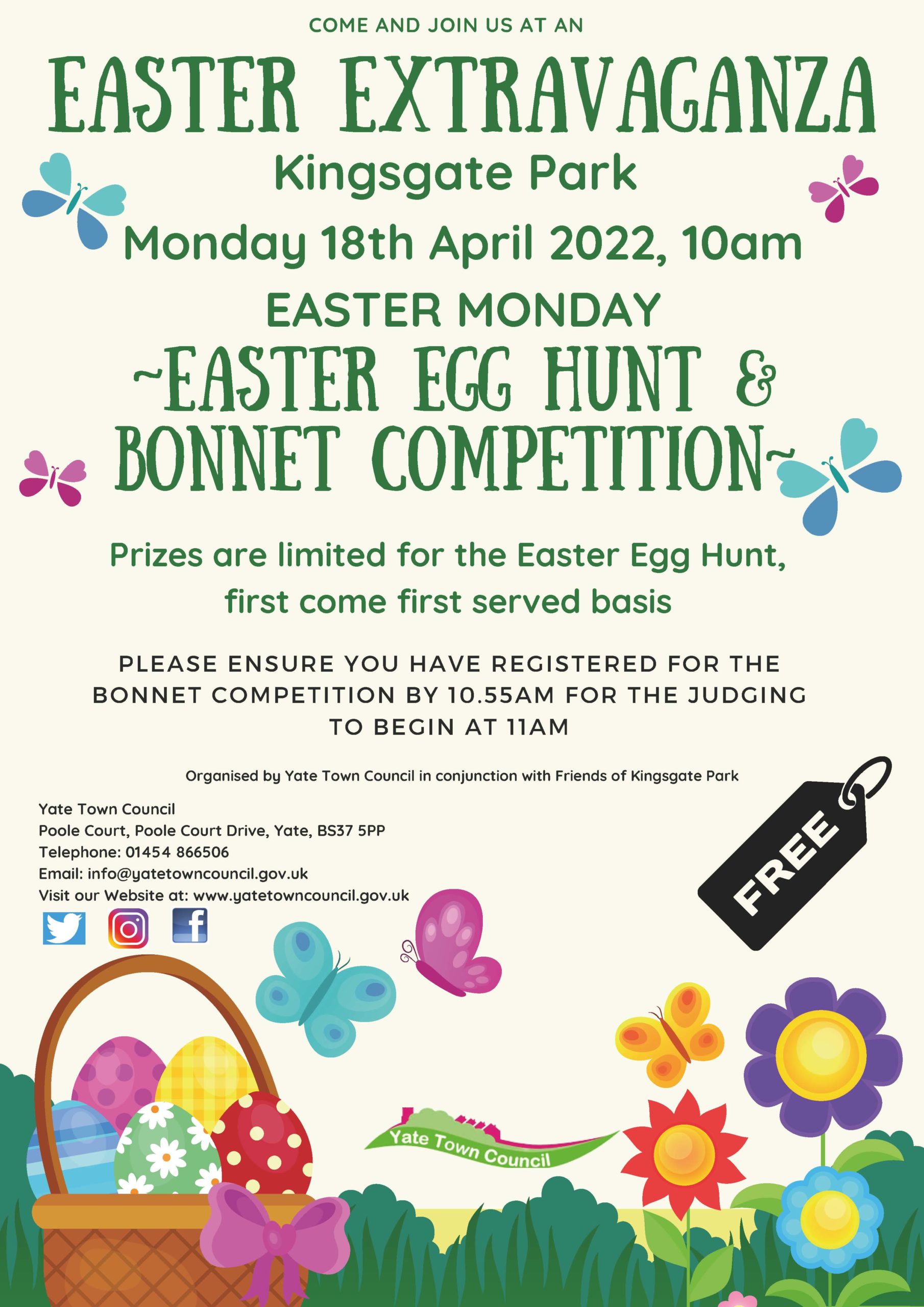 Easter Egg Extravaganza - Monday 18th April 2022 at 10am - Yate Town ...