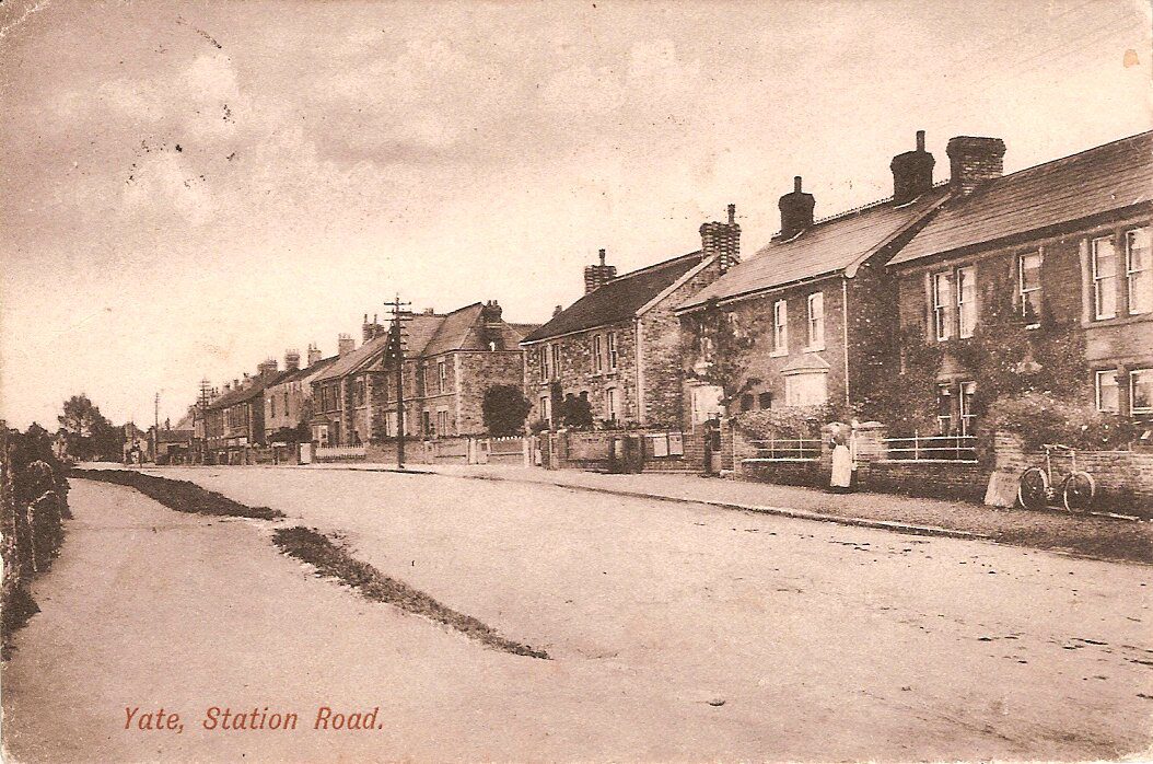 Photo SV23 station road posted 1907