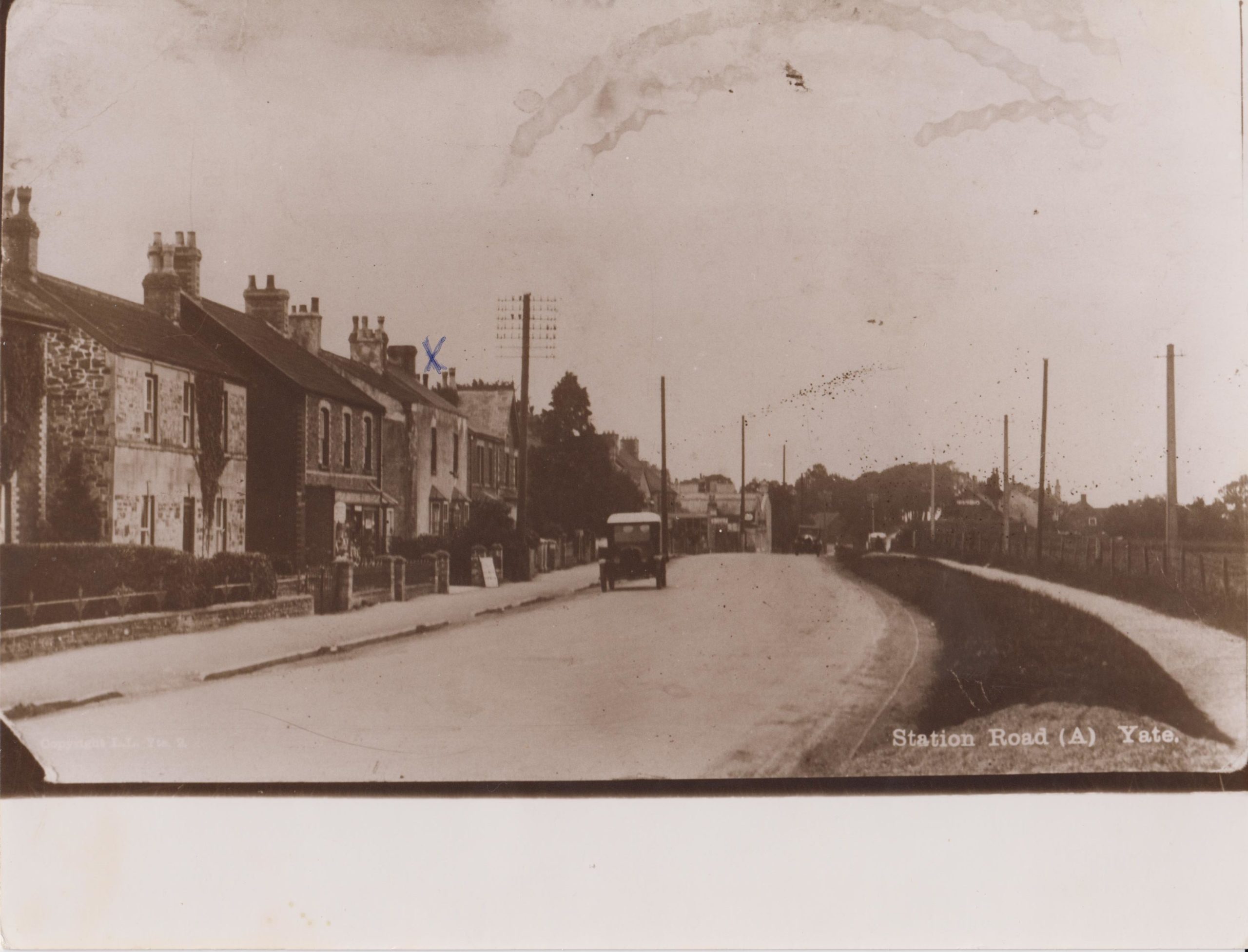Photo Station Road c1930 looking west