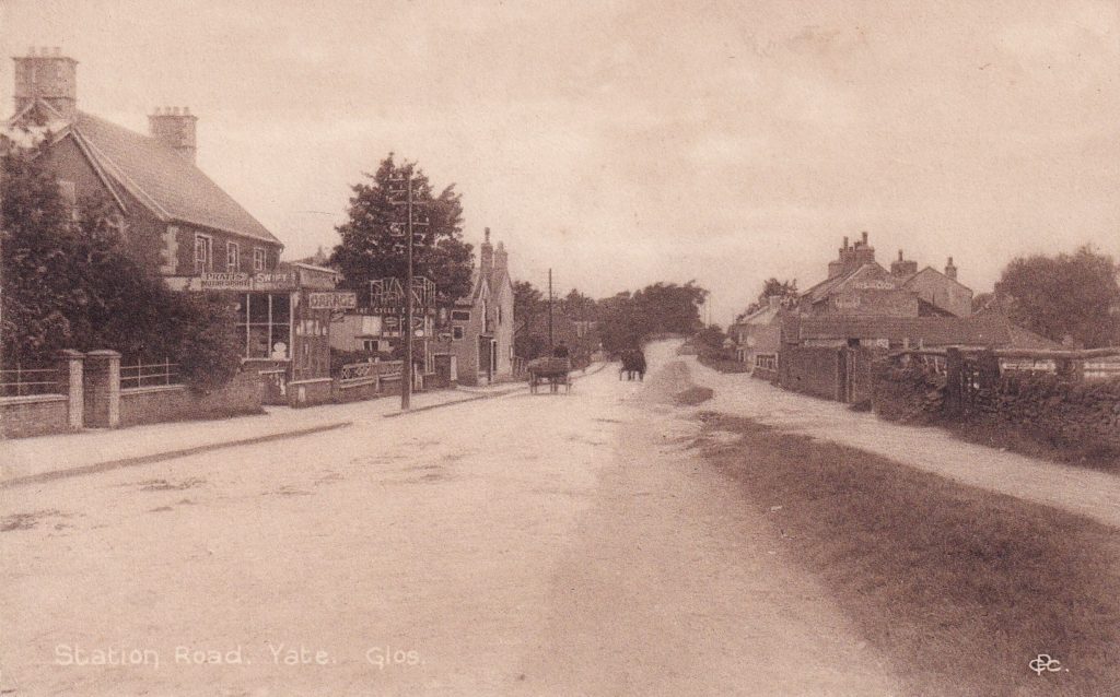 Photo Station Road towards railway c1910