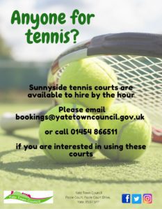 Tennis Bookings Poster